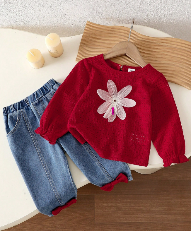 Conjunto de 2 piezas para niña bebé